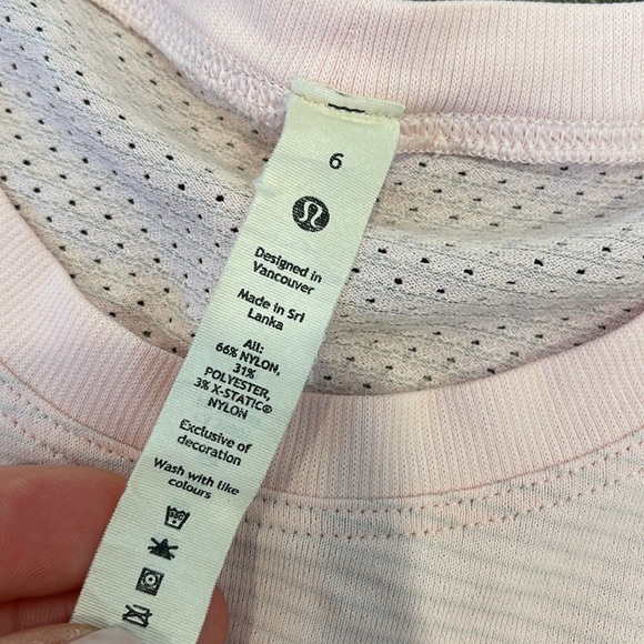 Lululemon Baby Pink Tank - Picture 5 of 5